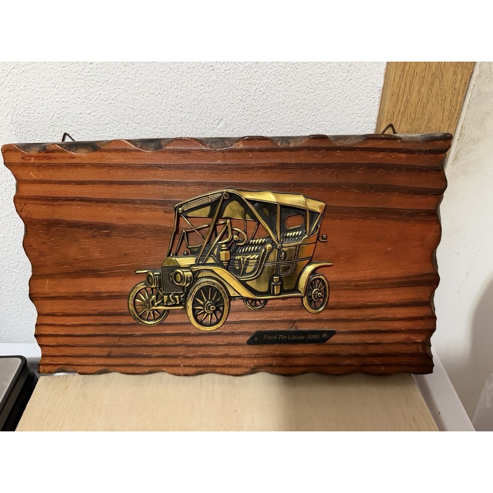 Ford Tin Lizzie 1910 Wall Wood Plaque
